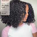UNICE Afro Kinky Curly Human Hair Wig with Layered Burmese Curly 180% Density Glueless 7x5 HD Lace Closure Bob Wigs Pre Plucked Bleached Knots Ready to Go Beginner Friendly 16 inch