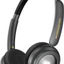 Monster N-Tune MINI 01 Wireless On-Ear Headphones - Bluetooth 6.0 Wireless Headset with Speed Charge, Clear Audio, 50H Playtime, Comfortable & Lightweight Design, Hands-Free Calls (Black)