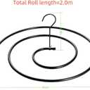 Spiral Drying Rack Sheet Bedspread Quilt Laundry Hanger Black, Large