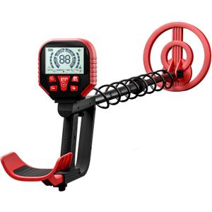 2025 Professional Metal Detector, Waterproof, Adjustable Stem, Advanced DSP Chip with LCD, 2.26 lbs Lightweight for Beach and Backyard Exploration