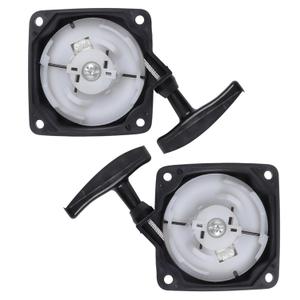 HAQQI 63022 Pull Start Starter Recoil Compatible with Harbor Freight Predator Earth Auger MC43 52cc 2HP Earthquake E43 E43CE E43WC MD43 Earth Auger(Pack of 2)