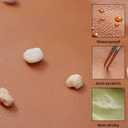 FUNNYFUZZY Dog Car Seat for Small Dogs, Waterproof Dog Booster Car Seats, Faux Leather Pet Vehicle Seat Travel Bed with Thick Cushion, Carseat for Dogs, Orange Green