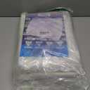 TARPAL 10'x30' Tarps White Tarp Waterproof 7.5 mil Medium Duty All Purpose Poly Tarps Cover Waterproof,Snow Proof UV Protection,Rip and Tear Proof,Poly Tarpaulin (10x30 Feet-Finished size)