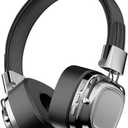 ABCDONG Wireless Headphones Bluetooth, Foldable HiFi Stereo Low Latency Pluggable Memory Card Suitable for Games Mobile Phones Table Pad Computers