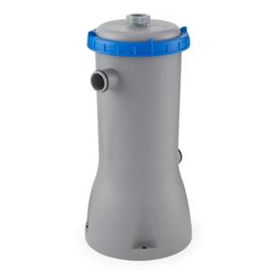 Bestway Flowclear 1,000 Gallons Per Hour 120 Volt Above Ground Swimming Pool Water Filter Pump Cartridge with Automatic Shut Off Timer (Gray)