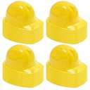 48 Pieces Party Construction Hats Kids Worker Hard Hat Plastic Builder Hat for Boys Girls Dress up Birthday Supplies (Yellow)
