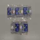 5-Pack Label Maker Tape Replace for Brother TZe TZ Tape 12mm 0.47 Laminated Colored White/Red/Blue/Yellow/Green Compatibel with Brother P Touch Label Maker PTH110 PTD220 PTD210 PT-D410