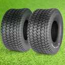 18x8.50-8 Lawn Mower Tire,18x8.50x8 Lawn Mower Tires Set of 2, 4-Ply Tubeless Turf Tires for Zero Turn Mower/Golf Cart/Tractor, Heavy Duty 18x8.5-8 Tires with P332 Tread, Max Load 815LBS