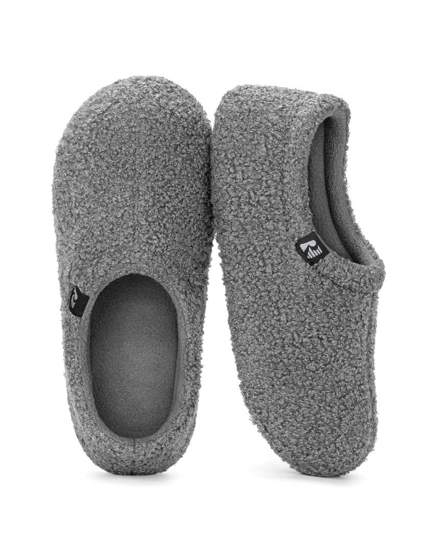 RockDove Women's Teddy Fleece Closed Back Indoor Slipper 7-8