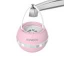 FLYMOOO Bath Filter for Tub, Bathtub Faucet Water Filter with 8 Stages & 2,500 Gallons of Filtration to Reduce Contaminants for Softer, Smoother Skin (Pink)