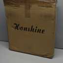 Foldable Cart with Stair Climbing Wheels, Collapsible Rolling Crate with Telescoping Handle, Handcart for Grocery Book File Tool Art Supplies(Milky White)