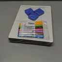 Dry Erase Lapboards Student Pack of 12,9x12 inch Double Sided White Boards,Small Mini White Dry Erase Boards for Students Whiteboards Including Mini Dry Erase Erasers and Colored Markers