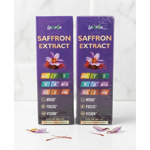 Saffron Extract for Anxiety Relief & Calm Mood Support, Pack of 2