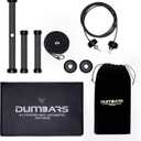 Modular Fitness Bar  6-in-1 Portable Home Gym System for Clubbell, Mace, Forearm Training, Jump Rope, Dumbbell & Barbell | Adjustable Weight Bar for Strength, Posture & Full Body Workouts