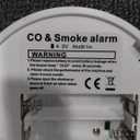 3-Pack Interconnected Smoke Detectors and Carbon Monoxide Alarm with Test & Silence Button, Battery Powered, Smoke and CO Detector for Any Room, Peace of Mind
