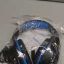 BlueFire Wired Gaming Headset for PS4 PS5 Xbox One PC  Over-Ear Headphones with Surround Sound, Noise Canceling Mic, Soft Memory Foam, LED Light, 3.5mm Jack for Console & Laptop (Blue)