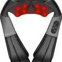 Nekteck Cordless Shiatsu Neck and Back Massager with Soothing Heat, Electric Deep Tissue 3D Kneading Massage Pillow for Shoulder, Leg, Body Muscle Pain Relief, Home, Office, Car Use FSA HSA Eligible