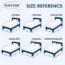 YUGYVOB Mattress Pad Extra Thick, Cooling, and Breathable Full Size Mattress Topper 8-21" Deep Pocket Soft Down Alternative Fill