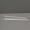 Cabinet Hero Slimline Cabinet Edge Protector - Prevents Chipping, Wear, Discoloration - Drawer Edge Guard, Bumper for Drawer - Easy Slip-On Installation - 3/4" Thick, 18" Length, White Pack of 4