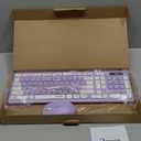 Wireless Keyboard and Mouse Combo, Reccazr 2.4G Full-Sized Keyboard and Mouse Cordless, 3 DPI Adjustable Mouse, Dual-System Keyboard for Computer/Laptop/Windows/Mac 
