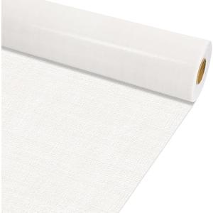 Woven Bulletin Board Roll White Woven Reusable Waterproof Erasable Bulletin Board Wrinkle Resistant Poster Non-Woven Fabric Bulletin Board Roll for Classroom Decor Wrap Crafts 15.55" x40ft