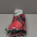 RSLOVE Sexy Christmas Lingerie For Women Santa Babydoll Chemise Red Costume with 4PCS Garters Belt M