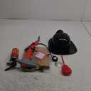 Firefighter Costume for Kids 3-5, Fireman Costume for Boys with Toy Accessories Set, Firefighter Clothes Suit, Toddler Fireman Dress Up Outfit 2-4t, Halloween Role Play for Boys Girls Age 4-7