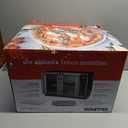 Gourmia French Door Air Fryer  25 Qt Large Capacity Convection Oven, Fryfroce 360, Digital Display with 17 Cooking Presets, Bake, Toast, Roast, Dehydrate, Fits 12 Pizza (Stainless Steel)