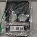 musbus Reusable Drink Carrier with Handle for Delivery Drivers, Portable Cup/Coffee Holder Accessories for Delivery, Foldable Drinks Caddy with Tray, Car Durable Plastic Festive Bottle, Vacation (Black)