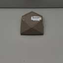 The HC Companies 6 Inch Deco Faceted Plastic Succulent Bowl - Unique Decorative Indoor Planter with Drainage Hole, Artisan Taupe (Pack of 2)