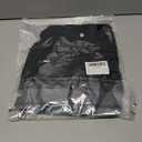 siliteelon Blouses for Women Dressy Casual Lace Long Sleeve Shirts Waffle Knit Tops Spring 2026 Trendy Boho Tops (Black, M)