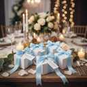 Lyrow 1-1/2 Inch x 300 Yards Valentine's Day Satin Ribbon, Light Blue Fabric Craft Ribbon Solid Roll for Roses Making, Wreath, Gift Wrapping, Bow, DIY, Wedding Flower Bouquet, Anniversary Party