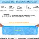 LYSHIYI 1000 Pcs Shoe Covers Disposable, Non-Slip, Reliable Shoe Covers for Indoors, 15.7'' Adjustable Size Great Value Boot Covers for Home, Hospitals, and Businesses