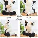 BSVOME 9 inches Cow Stuffed Animal Soft Plush Cute Cow Doll for Boys Girls