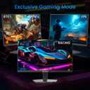 SANSUI 24 Inch Gaming Monitor 180Hz, DP 1.4 & HDMI 2.0 Ports High Refresh Rate Computer Monitor, Racing FPS RTS Modes, 1ms Response Time 110% sRGB (ES-G24F4, HDMI Cable Included)