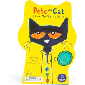 Educational Insights Pete The Cat I Love My Buttons Game - Preschool Board Games for Kids, Toddler Fine Motor Skills, Color Matching Kids Games and Fun Gifts for Girls and Boys Ages 3+ Educational Insights Pete The Cat I Love My Buttons Game - Preschool Board Games for Kids, Toddler Fine Motor Skills, Color Matching Kids Games and Fun Gifts for Girls and Boys Ages 3+