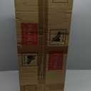 SUPERFLO 3 Gallon Bathroom Trash Can Tilt Out Trash Bin Cabinet, Hidden Trash Can Cabinet Recessed Wall Mounted Stainless Steel with Toilet Paper Holder for Bathroom/Bedroom/Office Renovation, White (8x20 inch)