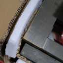 Christopher Knight Home Claremont Outdoor 3 Seater Acacia Wood Daybed with Fabric Water Resistant and Removable Cushions, Patio Garden Sofa with Slat Paneling Armrest and Back, Grey and Dark Grey