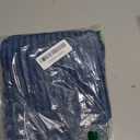 MIULEE Decorative Throw Pillow Covers for Couch Bed Livingroom 12x12 Inch Set of 2 Blue Boho Accent Throw Pllows Broadside Striped Patchwork Soft Corduroy Pillowcases