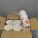 90 Pack Christmas Coffee Cups 12 oz No Lids, Disposable Insulated Paper Coffee Cups, Corrugated Ripple Wall Design Paper Cup, Hot Cold Drinking Cup for Party, Home, Events