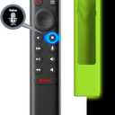 Replacement for Nvidia Shield Remote Control with Protective Case Loop-Glow in Dark (Green), Voice Search, Backlit Buttons, Customizable Menu Buttons