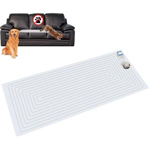 SEERWAY Pet Training Mat 48"x20" with Built-in Tester - Electric Shock Pad for Dogs & Cats, 3 Adjustable Modes to Keep Pets Off Couch, Bed & Kitchen Surfaces