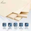 Baltic Birch Plywood 1/8, 12" x 20" x 3mm Wood for Laser Cutting and Engraving, Birch Wood Sheets for Art and Crafts - Pack of 20
