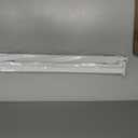 LazBlinds No Drill Zebra Blinds for Windows 21.5" W x 64" H, White