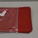 Cloth Burgundy Placemats Set of 8, Linen Type Fabric Placemats Machine Washable Heat Resistant Placemats Polyester Place Mats for Halloween, Thanksgiving and Christmas Dining Table (Burgundy)