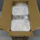 Rabbit Feeder for Cage,Hanging Automatic Cat Feeder and Water Dispenser,Ferret Cage Accessories,Food Water Bowl for Cats Rabbit Guinea Pig Cages(Cage Grid Spacing Over 1.2'') (White Green)