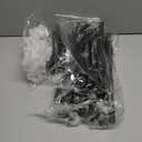 Calmootey 5 Tier Shoe Rack Organizer,Portable Shoe Shelf with Nonwoven Fabric Cover for Closet Hallway,Bedroom,Entryway,Grey