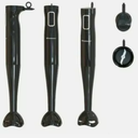 Toastmaster Immersion Hand Blender Mixer Black with 700ml Blending Cup 100W