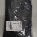 RYB HOME Kitchen Window Curtains - Blackout Privacy Half Window Curtains for Bedroom Bathroom Dining Living Room Cafe Office Short Tiers Drapes, W 34 x L 36 inches, 2 Panels, Black