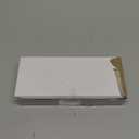 Single Hole Door Knob Reinforcement Long Plate, Brushed Nickel, Fits 1-3/4" Doors, 2-3/8" Backset, Door Lock and Door Knob Cover Plate, Deadbolt Cover Plate Reinforce and Repair Wood or Metal Doors (NSHL-60-45)